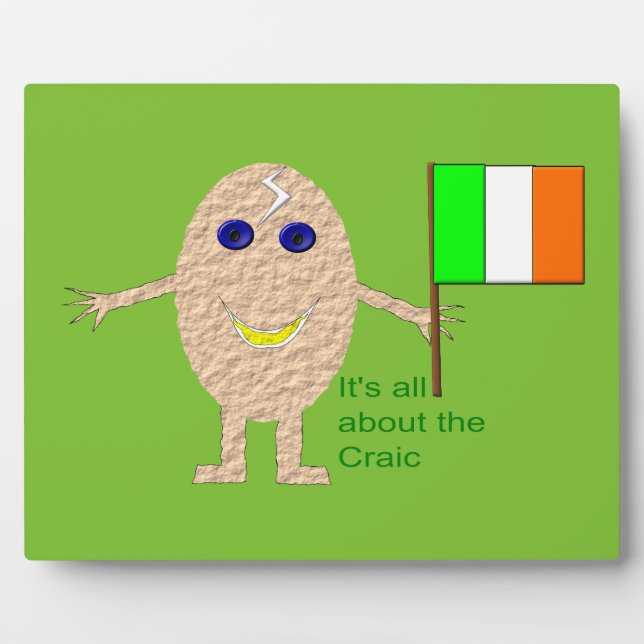 Patriotic Irish Egg Plaque (Front)