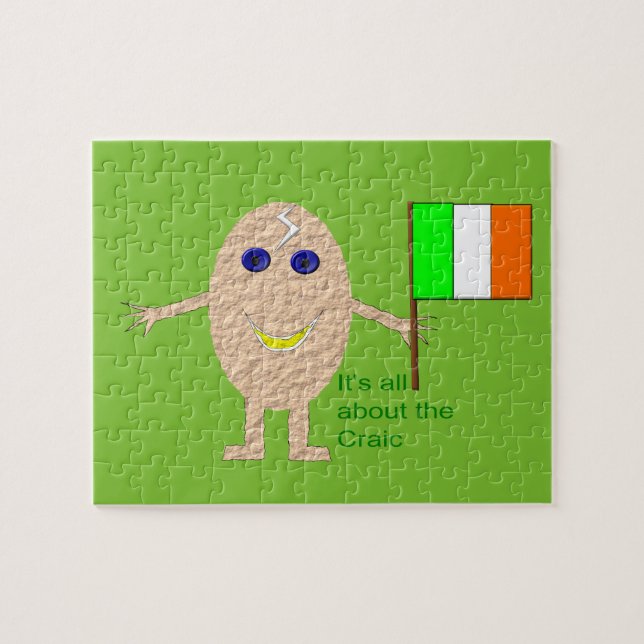 Patriotic Irish Egg Puzzle (Horizontal)