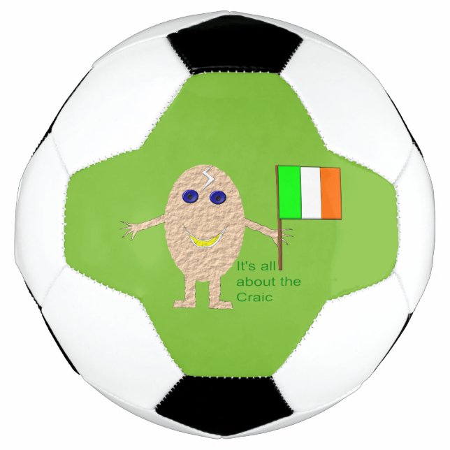 Patriotic Irish Egg Soccer Ball (Front)