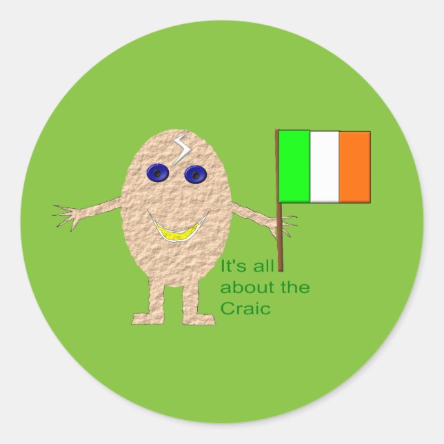 Patriotic Irish Egg Stickers (Front)