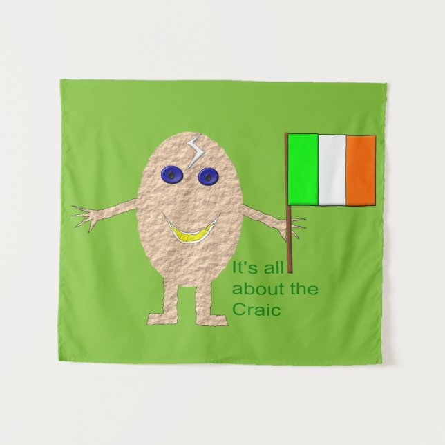 Patriotic Irish Egg Tapestry (Front (Horizontal))