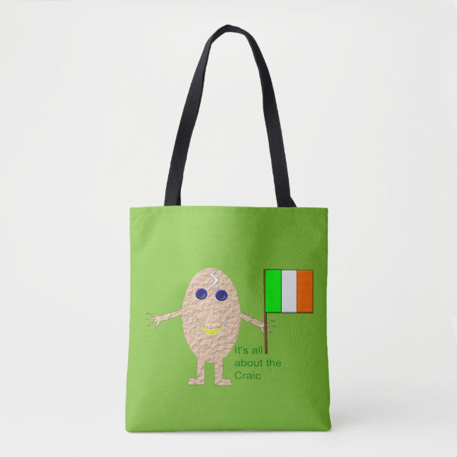Patriotic Irish Egg Tote Bag (Front)