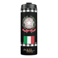 Patriotic Italy travel Mug, Italian Flag