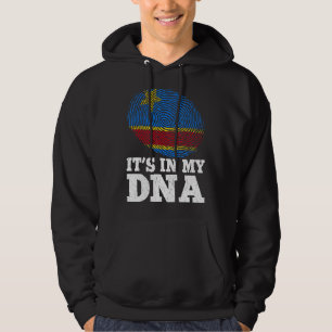 Patriotic It's In My Dna Fingerprint Congo Flag Hoodie