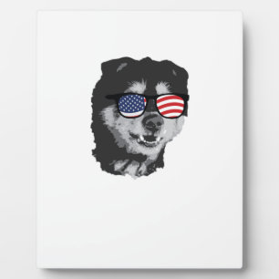 Patriotic Jack Russell Terrier Plaque