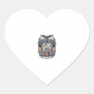 Patriotic Jam Maker Heart Sticker