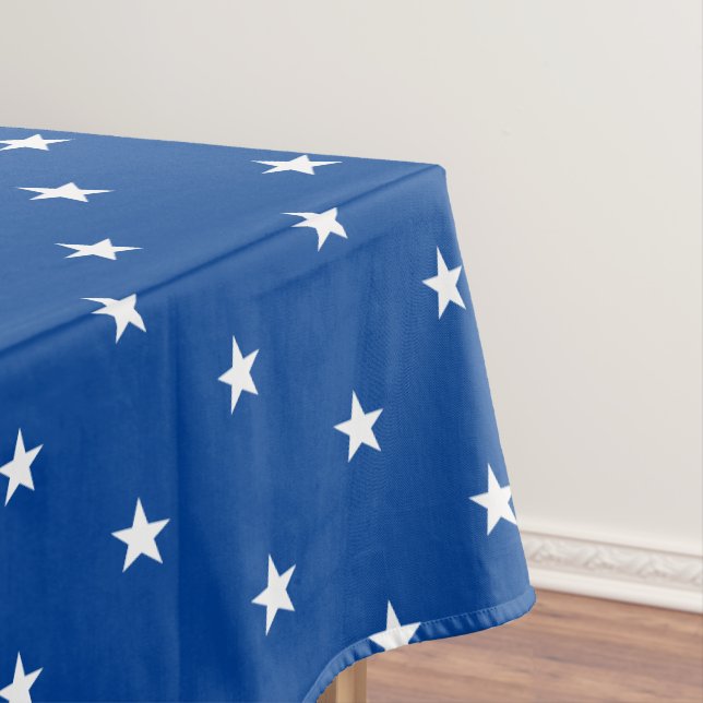  Patriotic July 4th Cloth Tablecloth (In Situ)