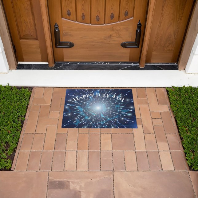 Patriotic July 4th Doormat (Outdoor)