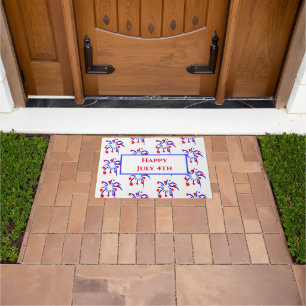 Patriotic July 4th Doormat