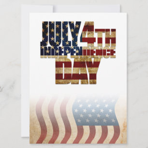 Patriotic July 4th Flag Design