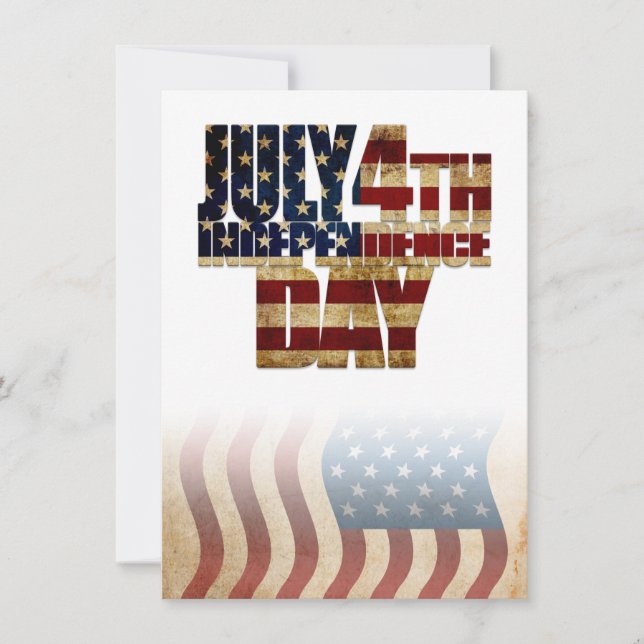 Patriotic July 4th Flag Design (Front)