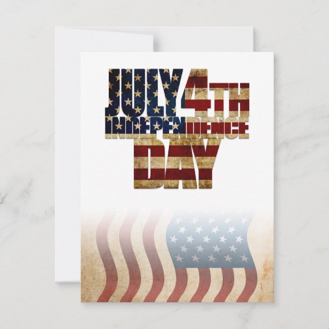 Patriotic July 4th Flag Design (Front)