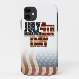 Patriotic July 4th Flag Design iPhone 11 Case