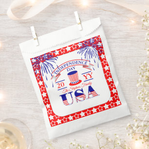 Patriotic July 4th Independence Day Celebration F Favour Bag