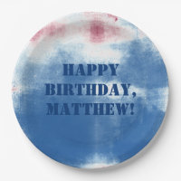 Patriotic July 4th Tie Dye Personalised Party