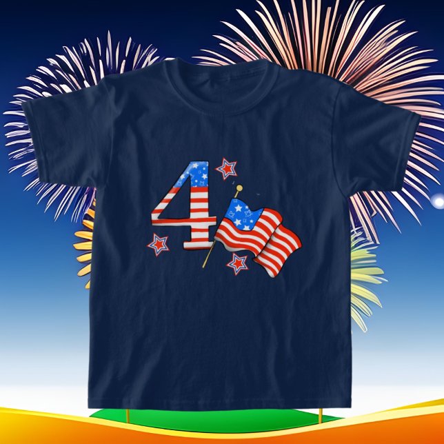 Patriotic July Fourth hats party T-Shirt (Creator Uploaded)