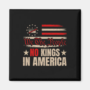 Patriotic June 14 No Kings In America 1776 Design  Magnet