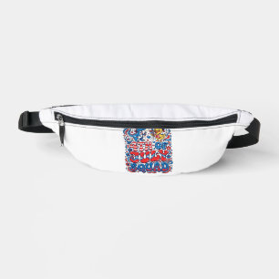 Patriotic Kawaii Dinosaur Best Step-dad Ever Step- Bum Bags