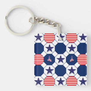 Patriotic Key Ring