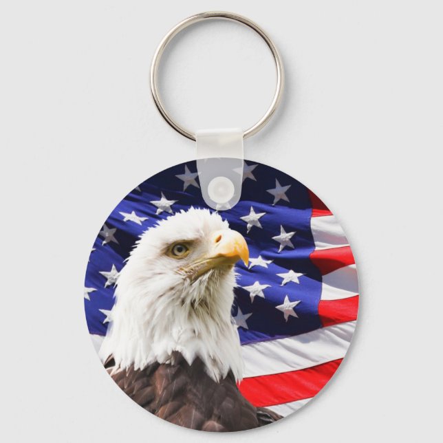 Patriotic Key Ring (Front)