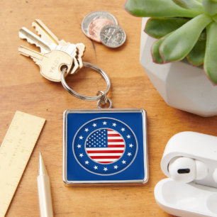 Patriotic Keychain