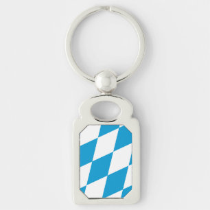 Patriotic keychain with Flag of Bavaria