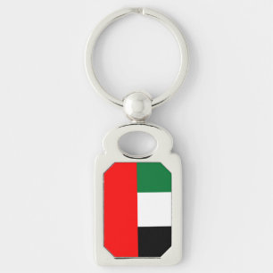 Patriotic keychain with Flag of UAE