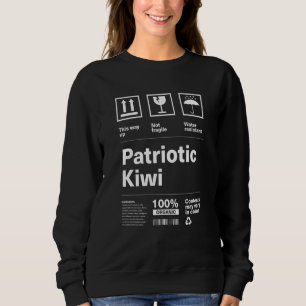 Patriotic Kiwi Patriotism New Zealand Country Prid Sweatshirt