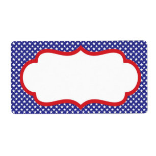 Patriotic Label (blank)