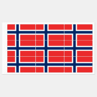 Patriotic labels with flag of Norway