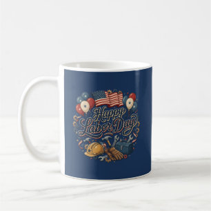 Patriotic Labor Day Coffee Mug