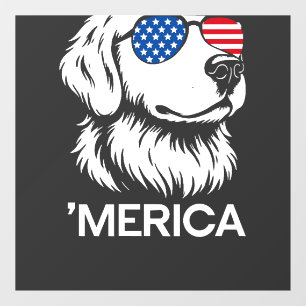 Patriotic Labrador American Flag Fourth of July