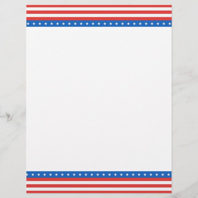 Patriotic Letterhead (Front)