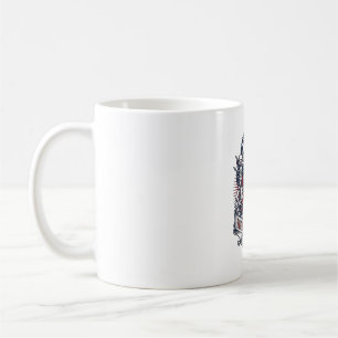 Patriotic Liberty Reaper Dark Patriot Skeleton & R Coffee Mug