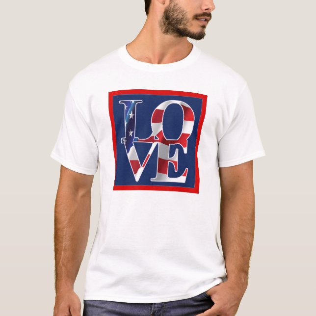 Patriotic Love T-Shirt (Front)