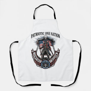 Patriotic Mad Road 1776 Warrior Zombie Apocalypse Apron