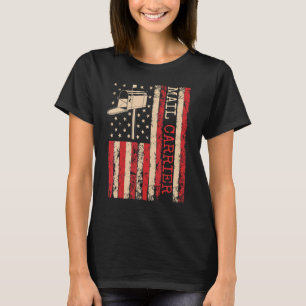 Patriotic Mail Carrier Postal Worker Courier Postm T-Shirt