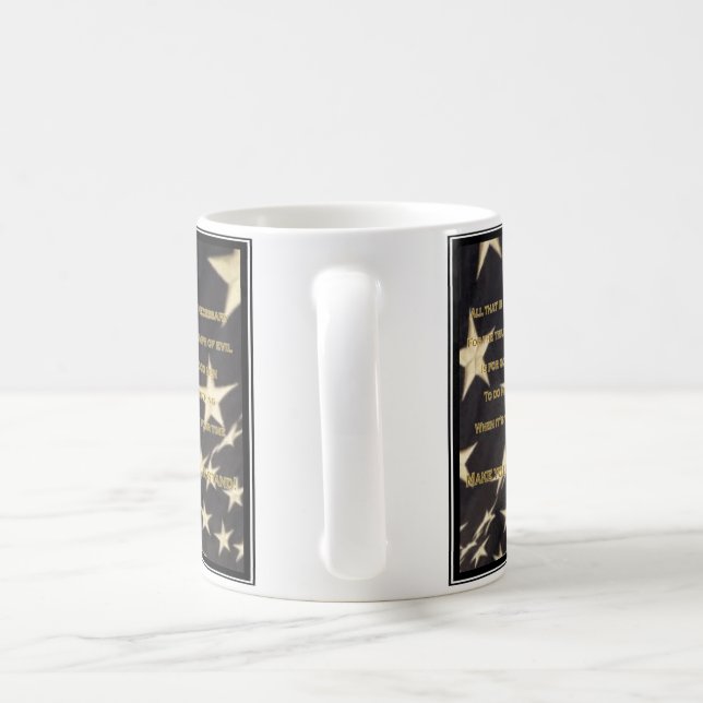Patriotic "Make Your Stand" Coffee Mug (Handle)