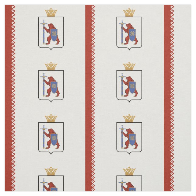 Patriotic Mari El Flag Fabric (Swatch)