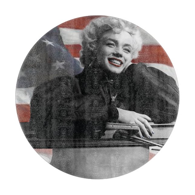 Patriotic Marilyn Cutting Board (Front)