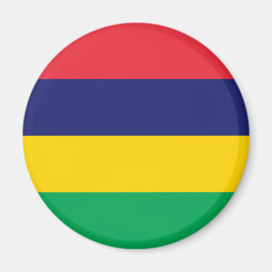 Patriotic Mauritius Flag Magnet