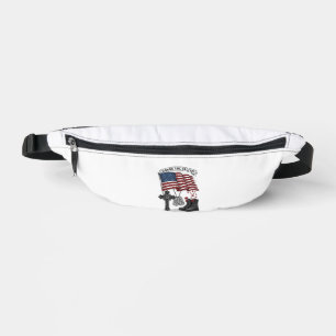 Patriotic Memorial Cross Boots Poppy Flag Shirt_1 Bum Bags