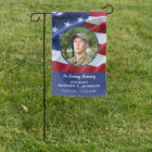 Patriotic Memorial Custom Photo Military Cemetery