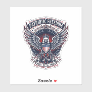 Patriotic Metal Wings Patriot Music Rock Metal Pat