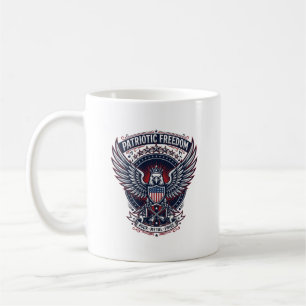 Patriotic Metal Wings Patriot Music Rock Metal Pat Coffee Mug