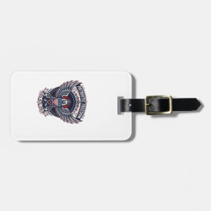 Patriotic Metal Wings Patriot Music Rock Metal Pat Luggage Tag