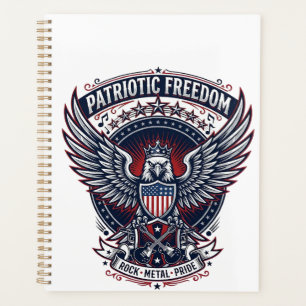 Patriotic Metal Wings Patriot Music Rock Metal Pat Planner