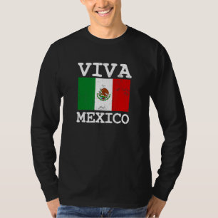 Patriotic Mexican Flag Viva Mexico T-Shirt