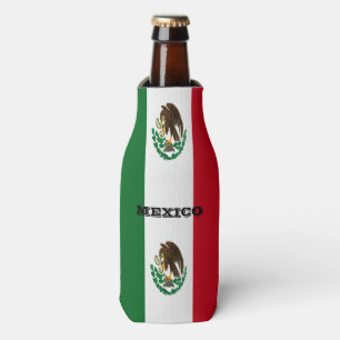 Patriotic Mexico flag Bottle Cooler