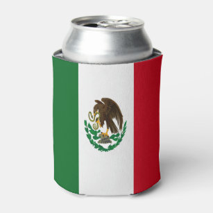 Patriotic Mexico flag Can Cooler